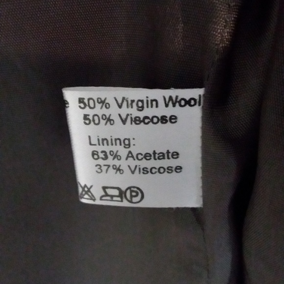 Italian Milan grey detailed stitching pant suit in fine wool - Picture 7 of 11